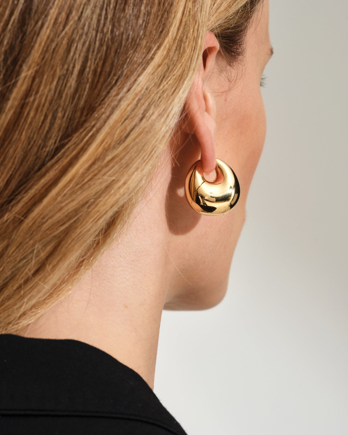 Bao Hoops Large Gold