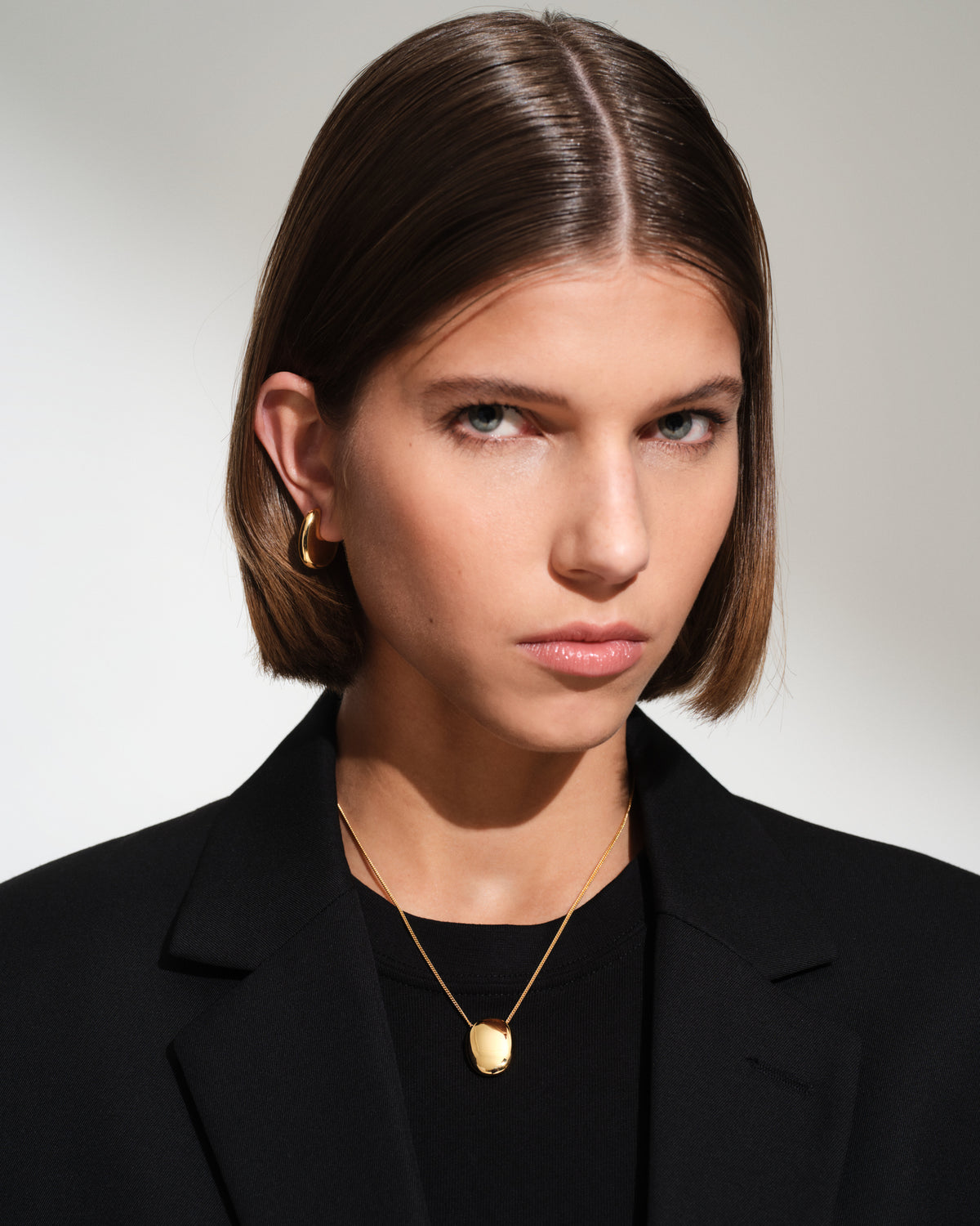Pebble Pendant Gold