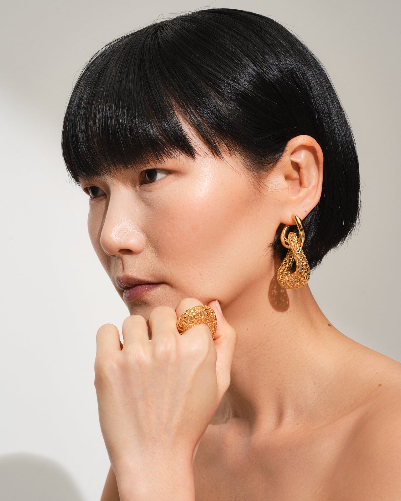 Maze Ring Gold