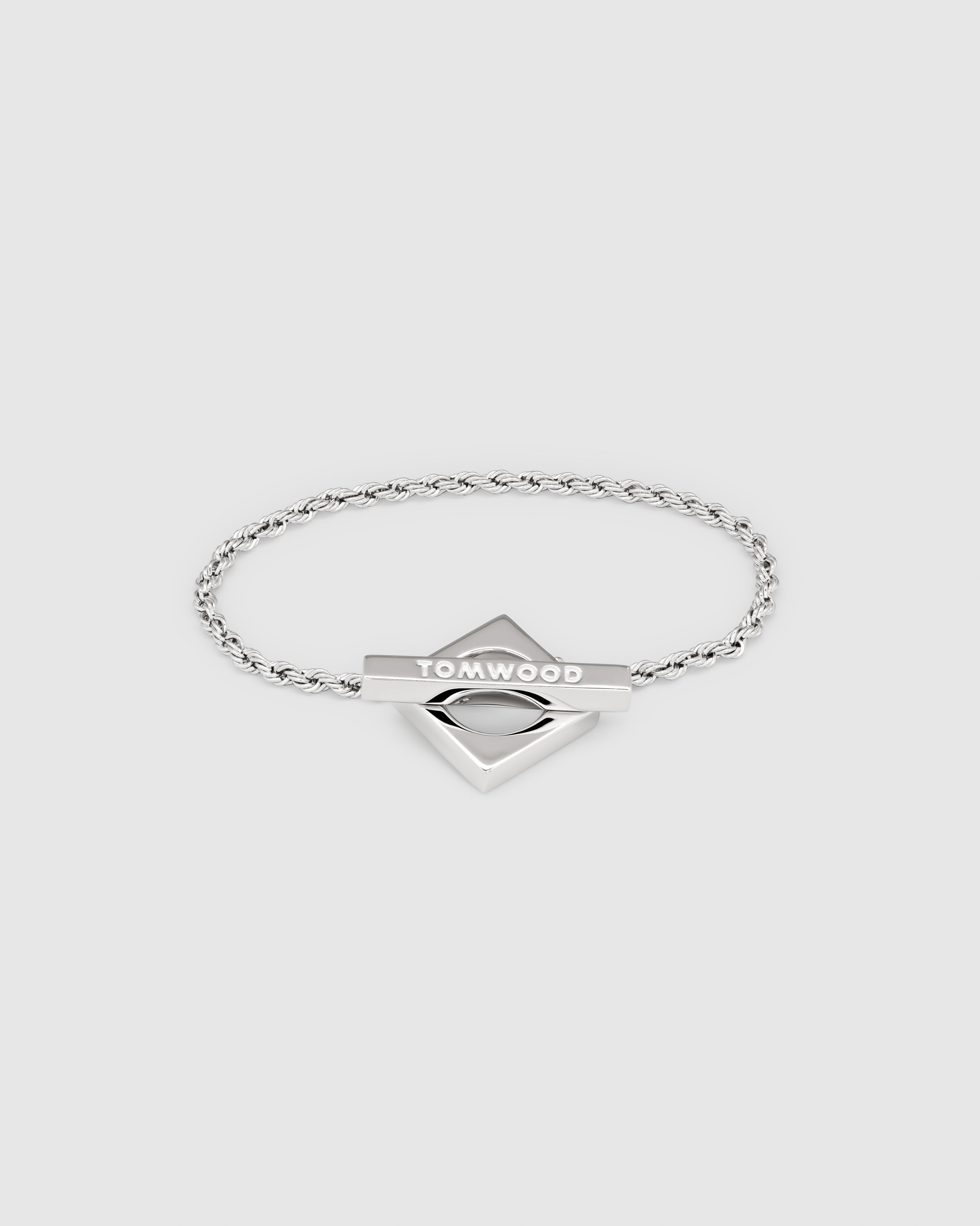 TOMWOOD SQUARE BRACELET シルバー　ボックス付 Square Rope Bracelet – Tom Wood