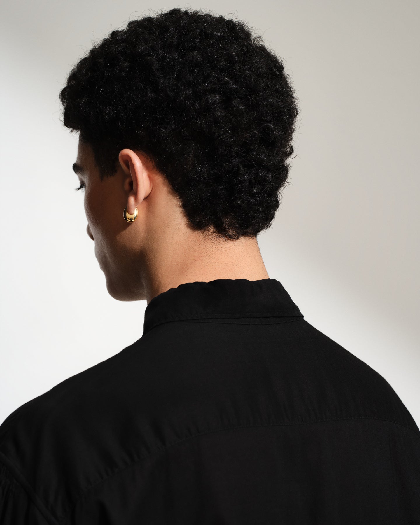 Pebble Hoops Small Gold