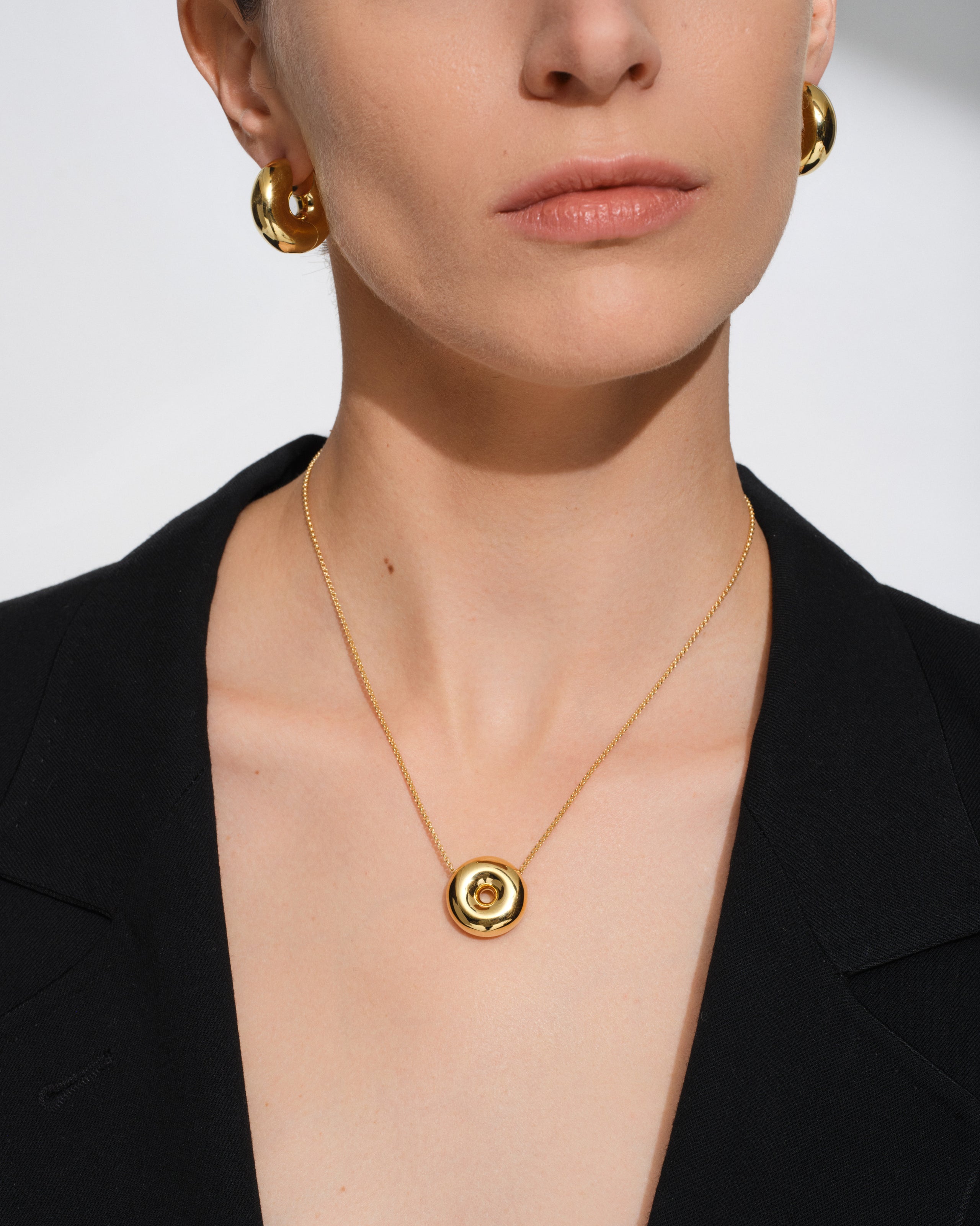 Sphere Pendant Gold