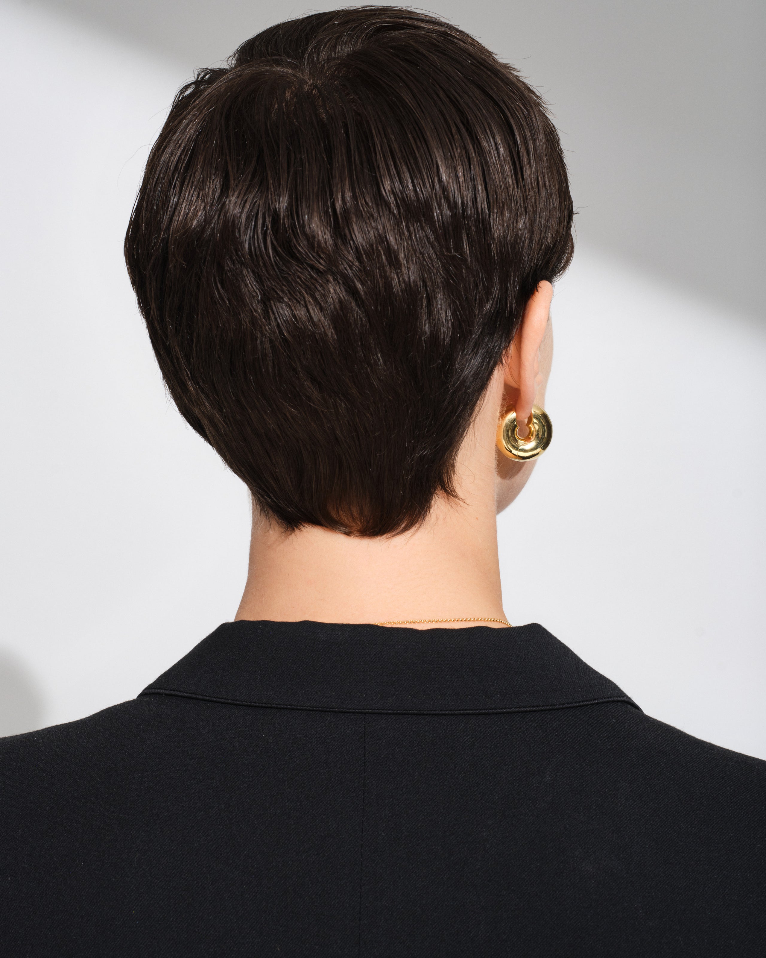Sphere Hoops Large Gold