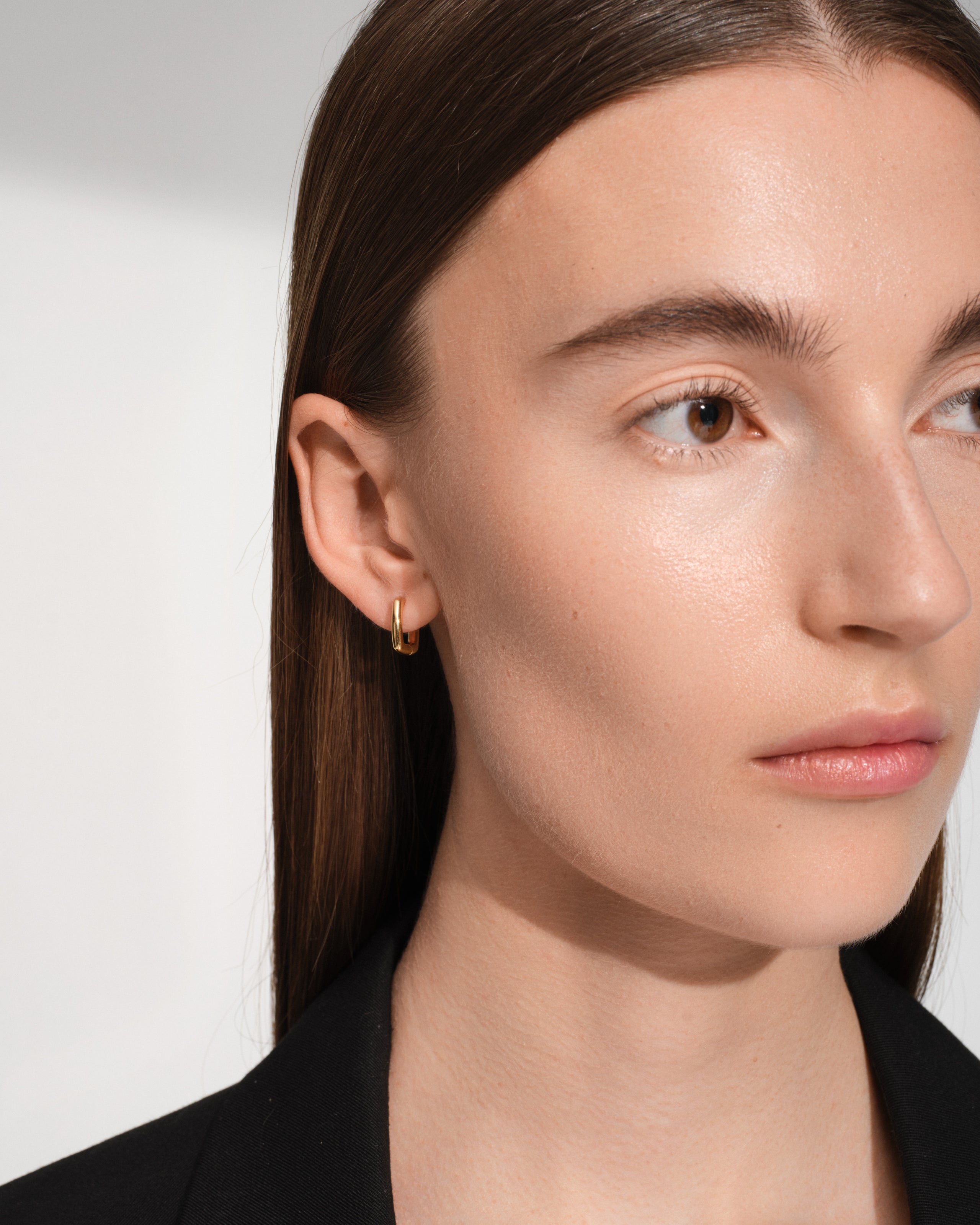 Frame Hoops Small Gold