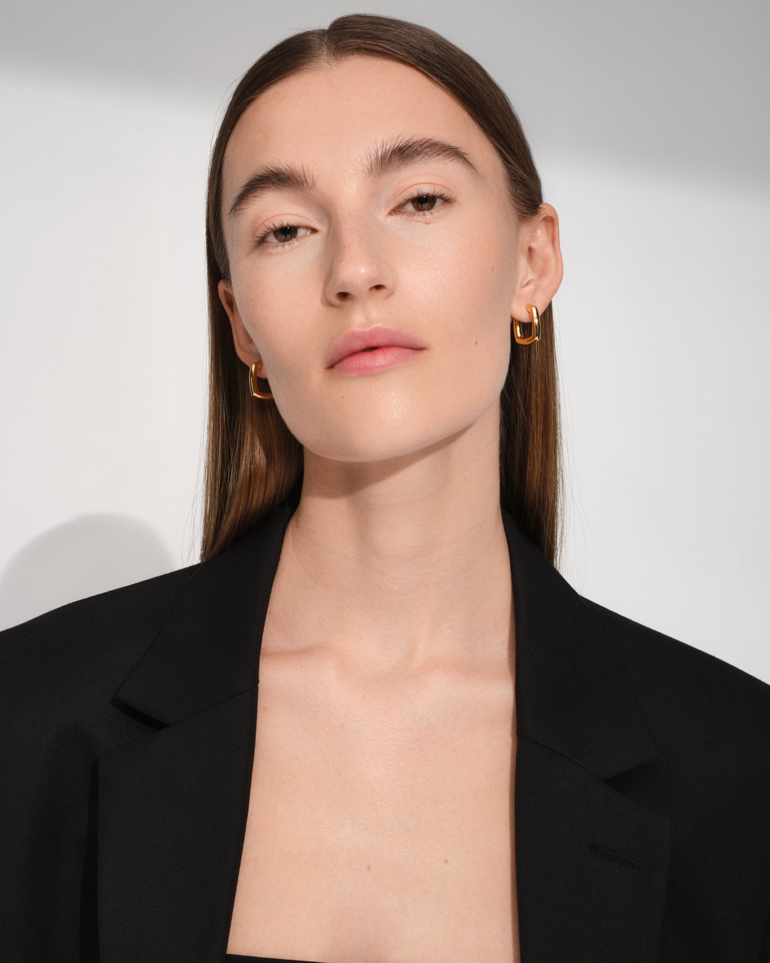 Frame Hoops Medium Gold