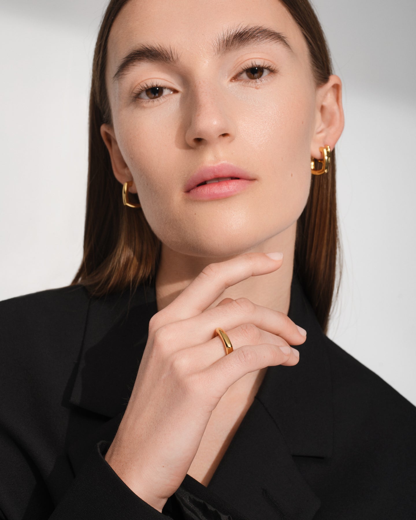 Frame Ring Slim Gold