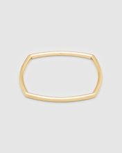 Frame Bangle Slim Gold