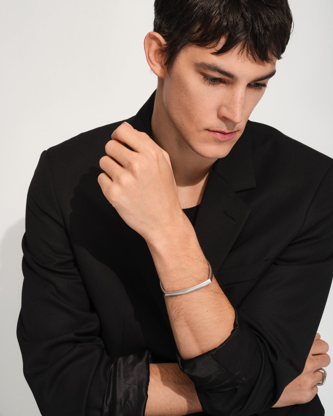 Frame Cuff Satin