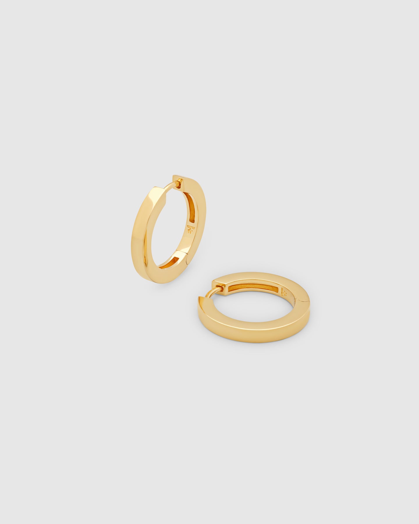Beck Hoops Medium Gold