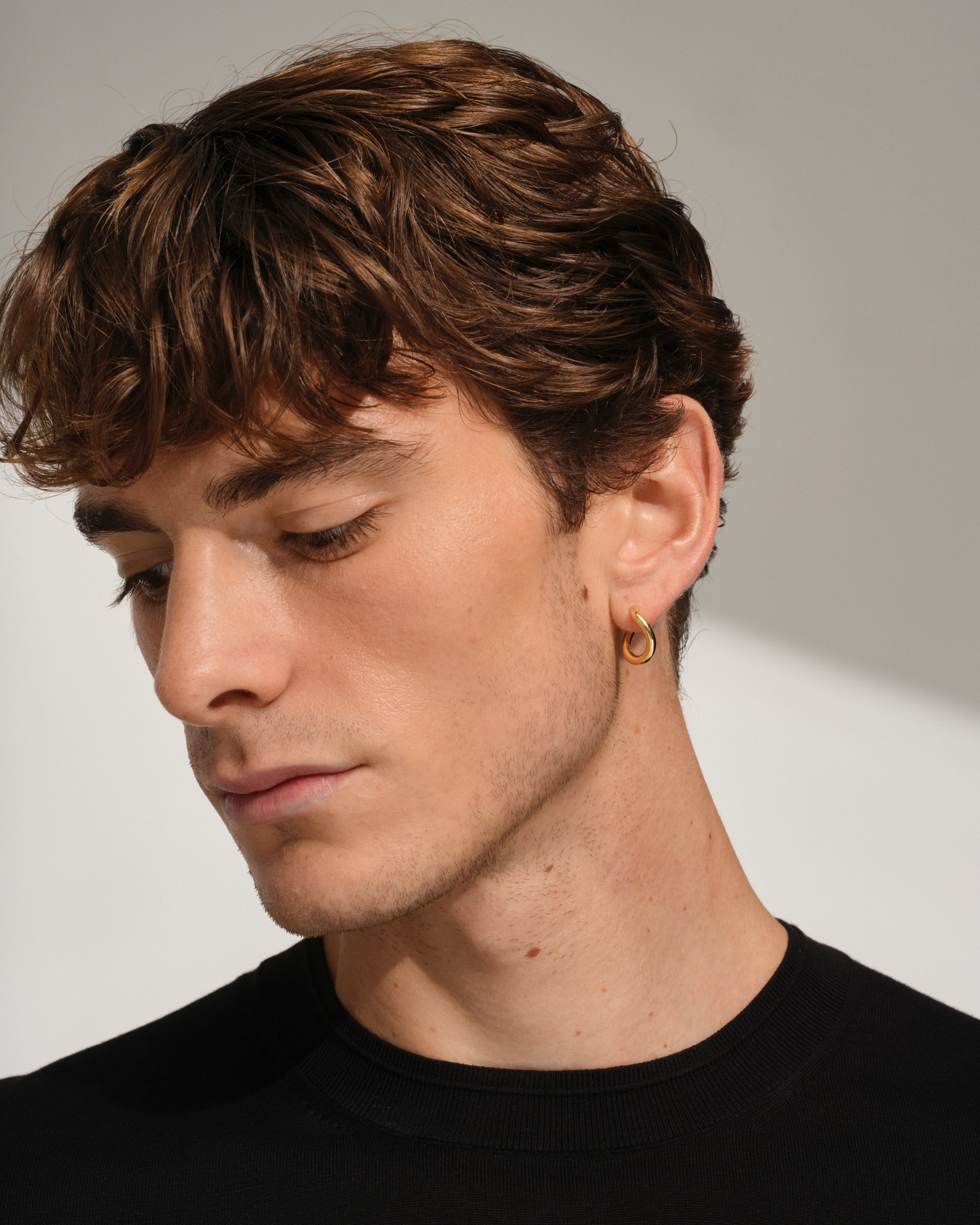 River Hoops Medium Gold