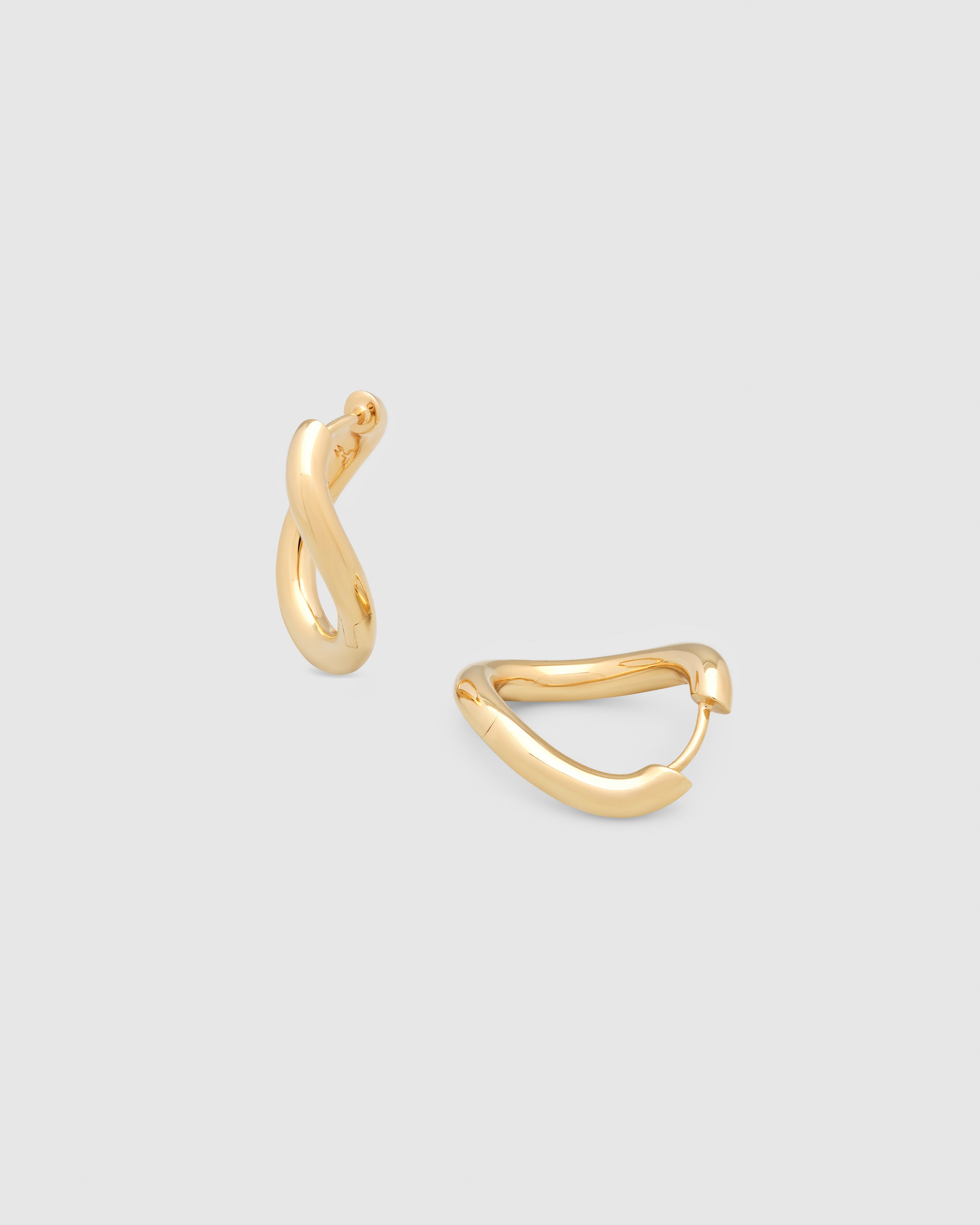 River Hoops Large Gold