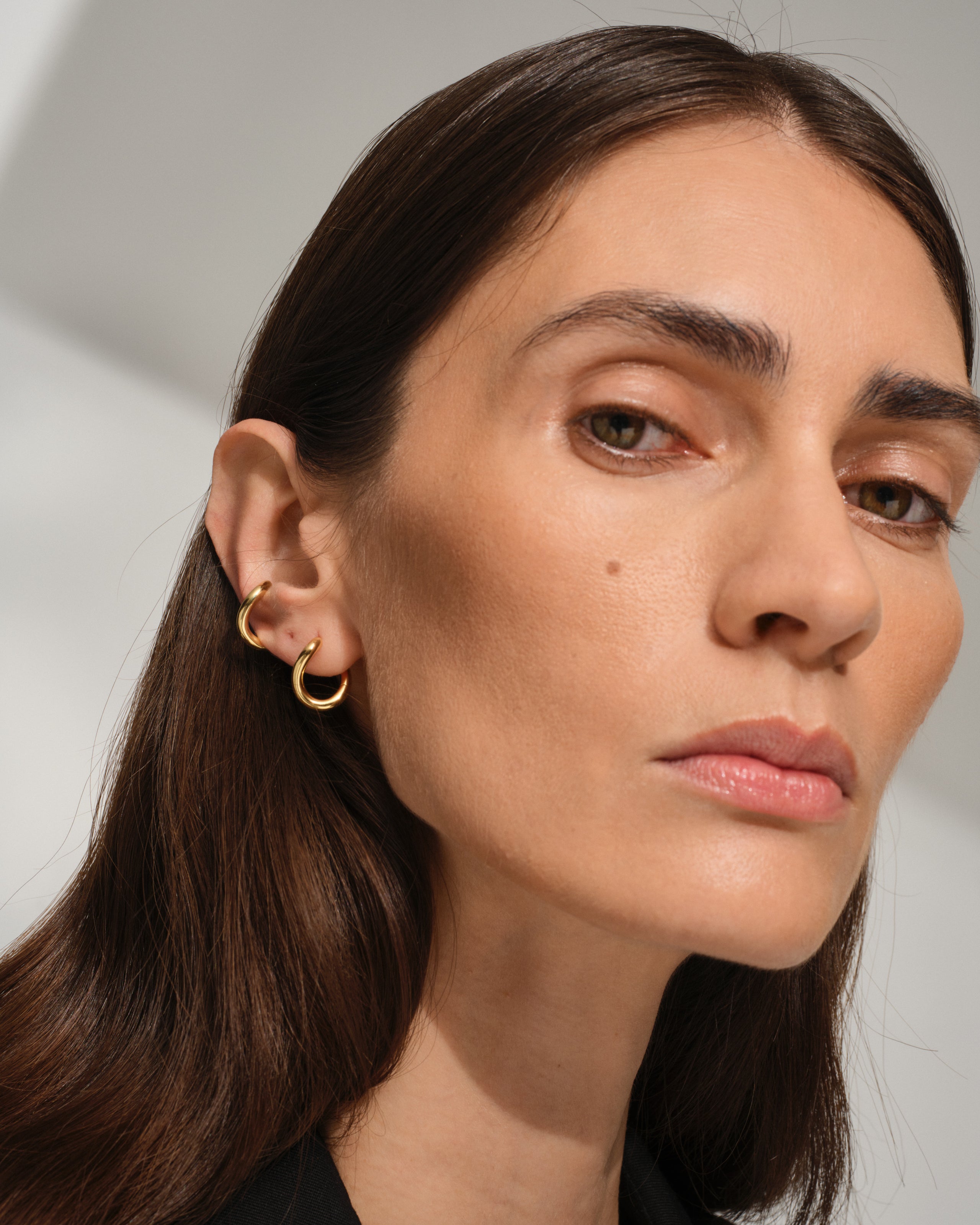 River Ear Cuff Gold