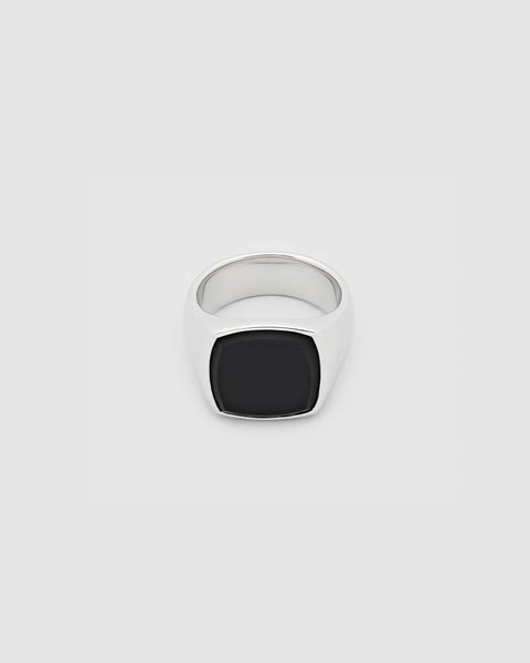 アクセサリー TOM WOOD Oval Polished Black Onyx Cushion Black Onyx – Tom Wood