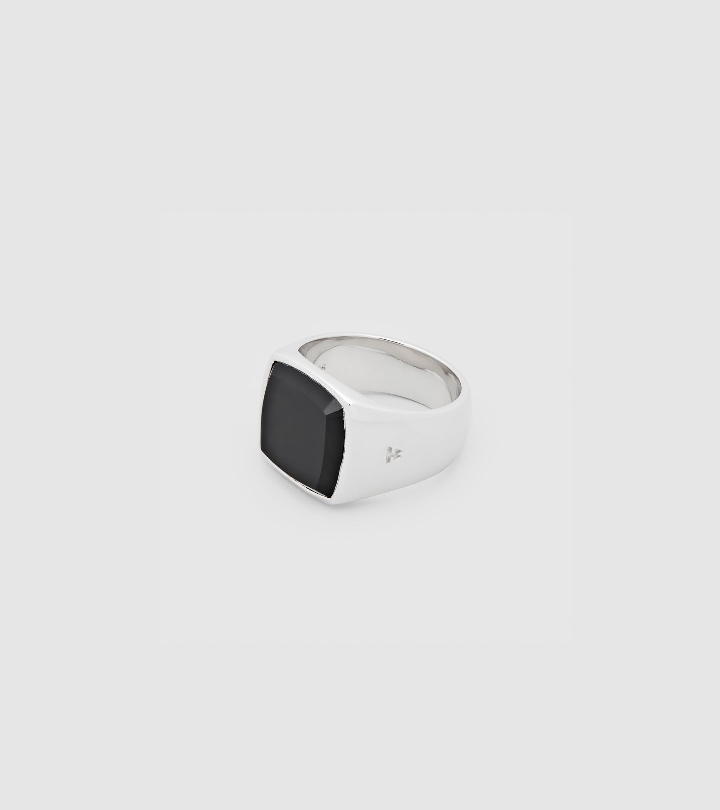 Cushion Polished Black Onyx