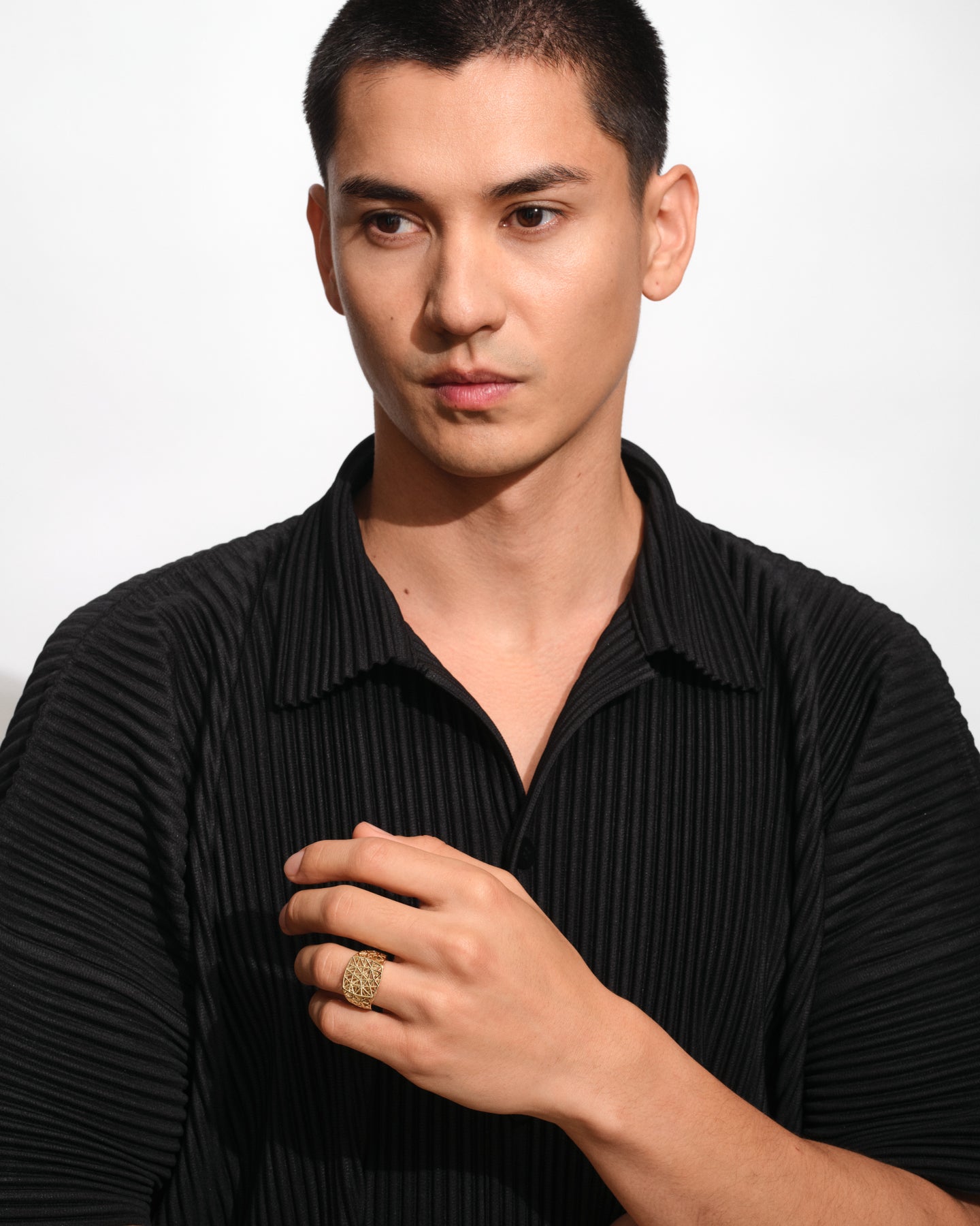 Mesh Ring Gold