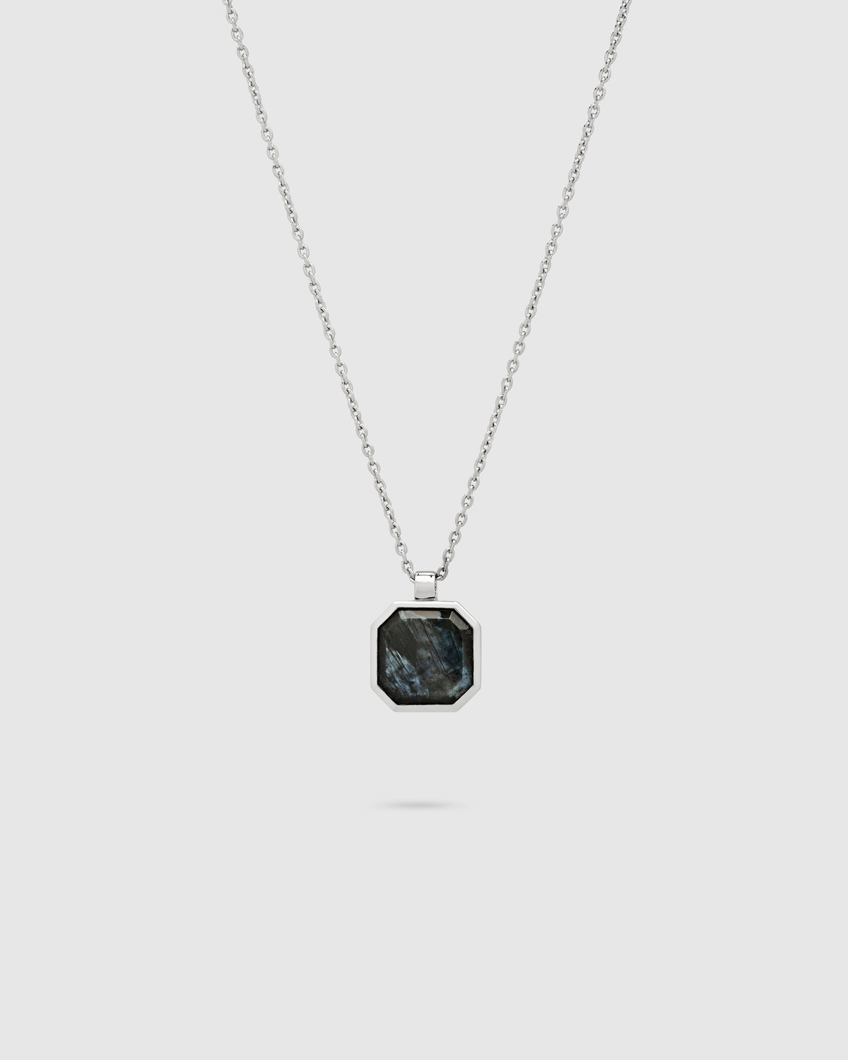 Dan Pendant Black Larvikite