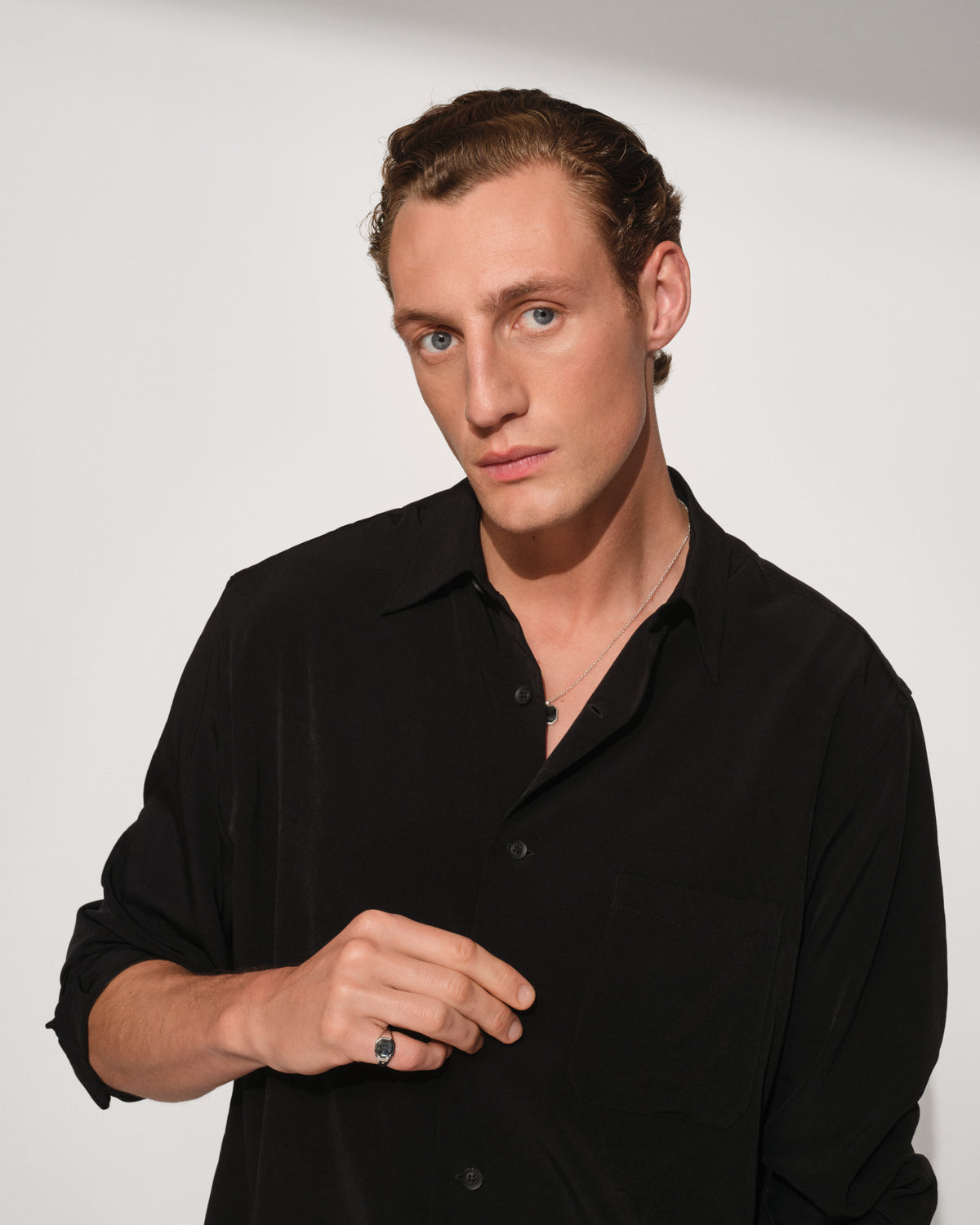 Dan Ring Black Larvikite
