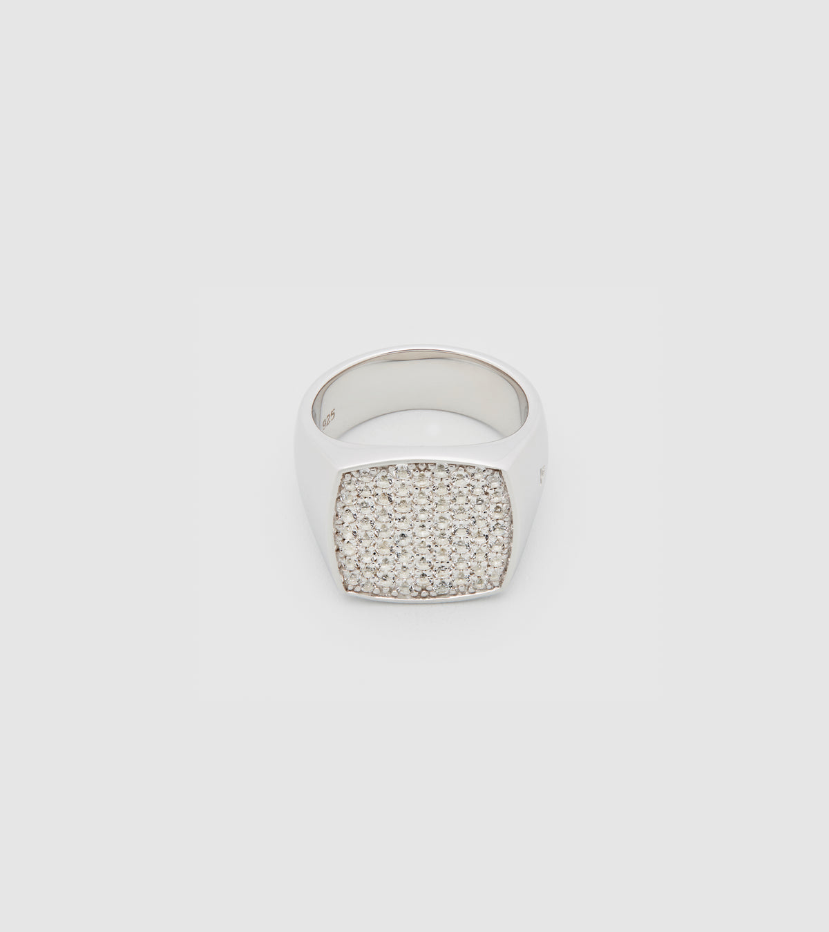 Pinkie Cushion White Topaz