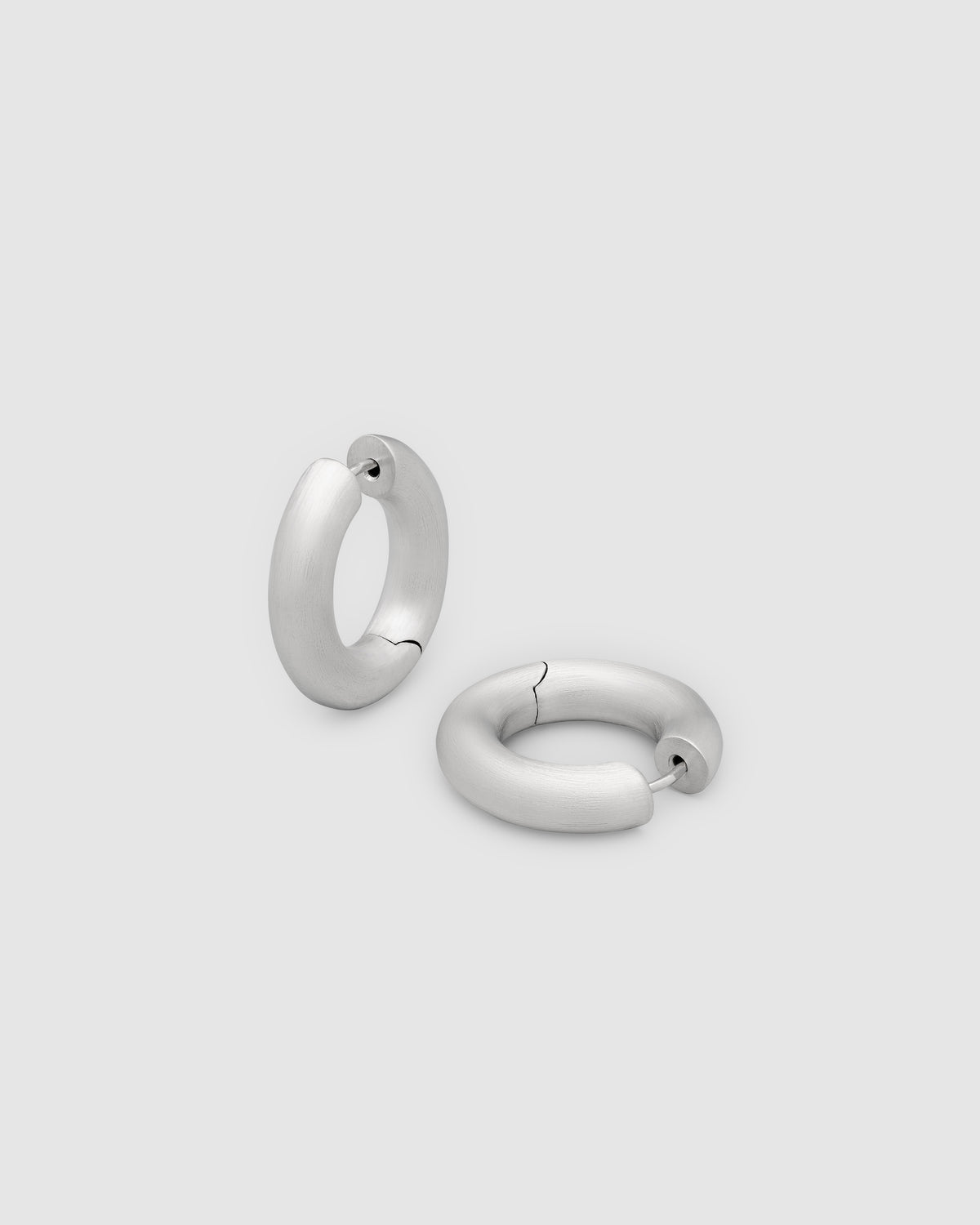 Chunky Hoops Satin Medium