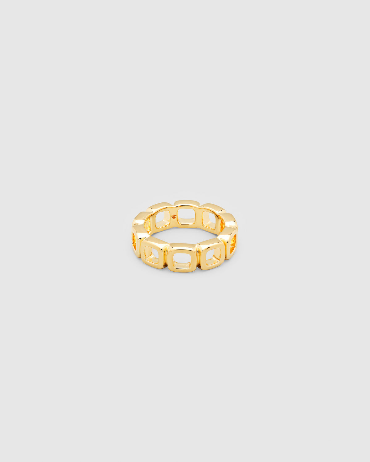 Cushion Band Open Gold