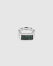 Peaky Ring Green Marble 